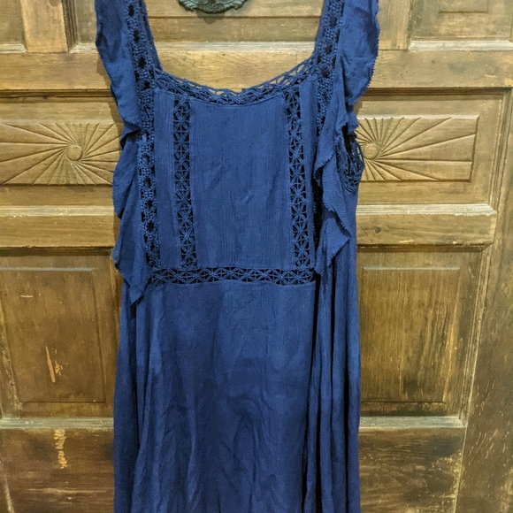 Free People, FP One, Priscilla Mini Dress, Navy, small - Picture 6 of 6